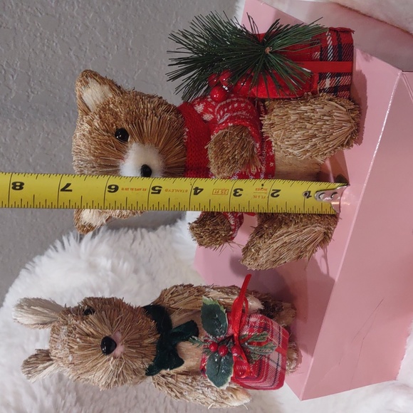 ASHLAND CHRISTMAS NATURAL DECORATIVE ANIMALS,3PC. - Picture 13 of 14